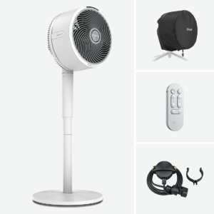 Ventilator portabil Shark FlexBreeze 12in1 FA220EU, autonomie max 24 ore, putere 36W, sistem InstaCool de pulverizare a apei, utilizare in interior/exterior, flux de aer pana la 20 m, culoare alb