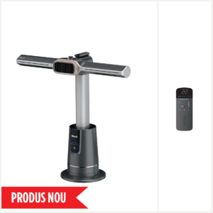 Ventilator și aerotermă TurboBlade Cool + Heat 2-în-1 TH200EU, super silențios Shark