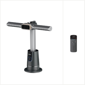 Ventilator și aerotermă TurboBlade Cool + Heat 2-în-1 TH200EU, super silențios Shark